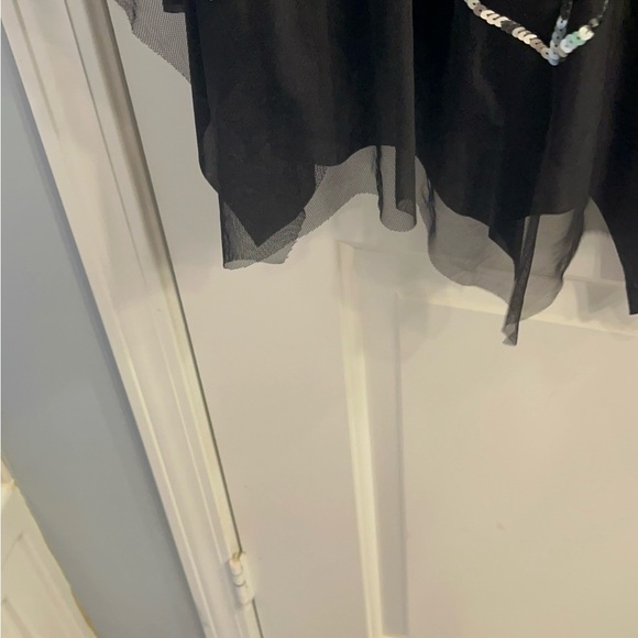 Spirit Plus Black 🕷️ Web Sequin Cape Poncho Halloween costume - Picture 6 of 12